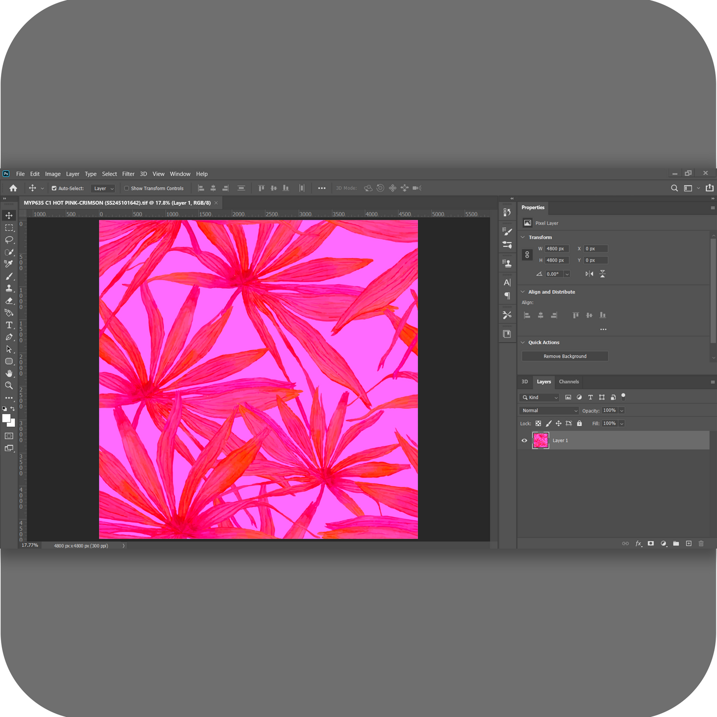 MYP635 C1 HOT PINK-CRIMSON