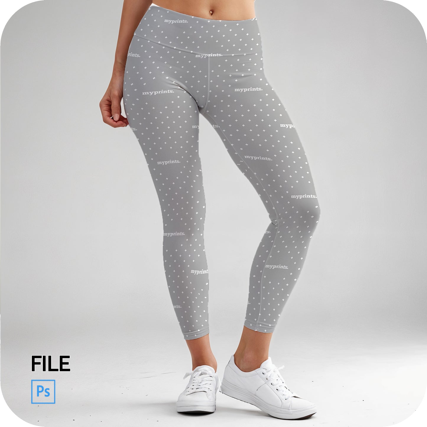 Women's Yoga Pants Mock Up