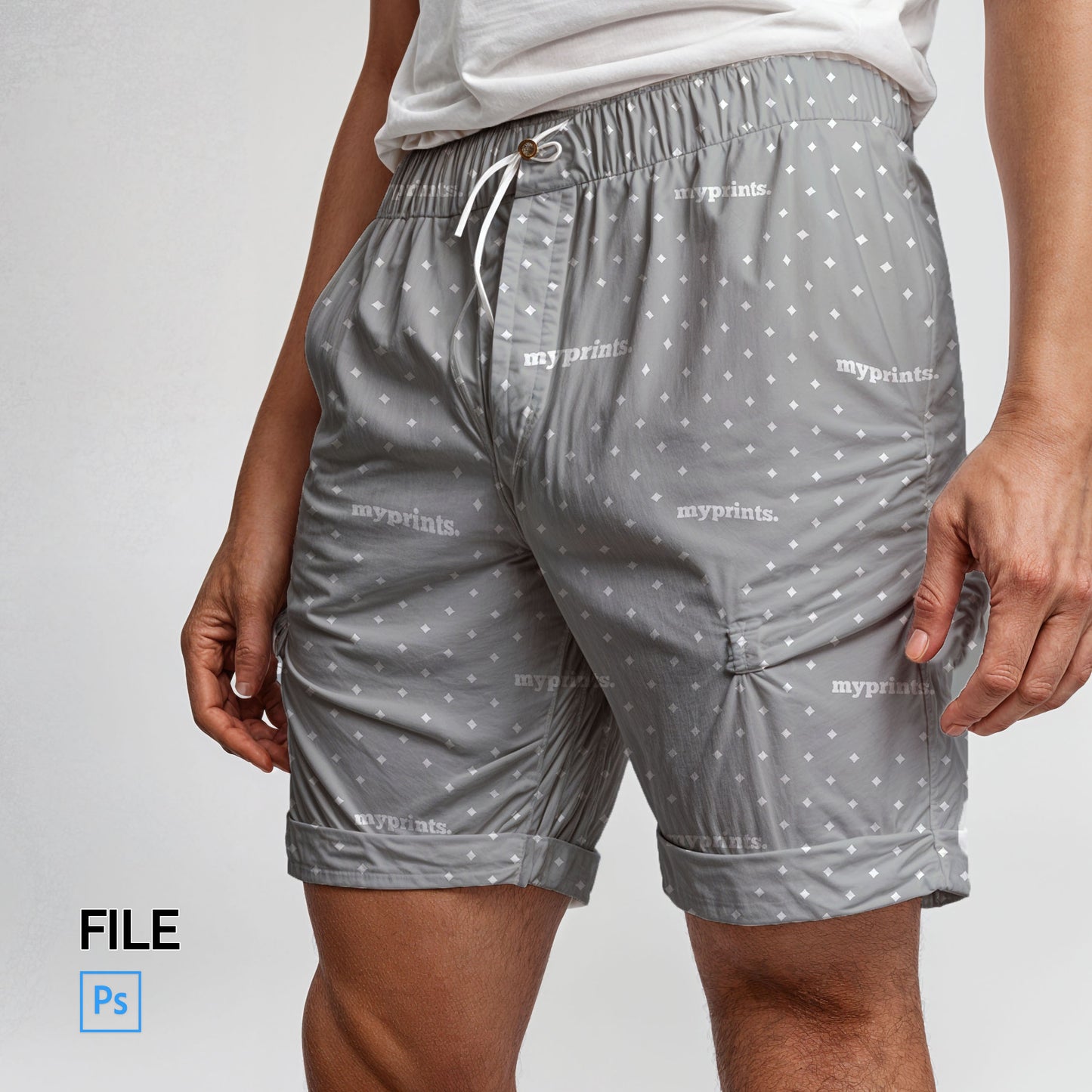 Men's Comfort Shorts Mock-Up