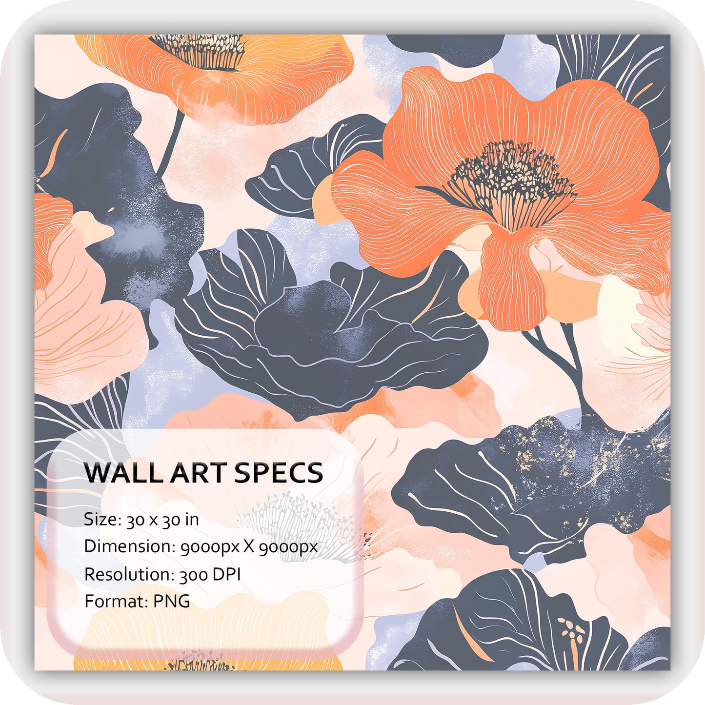 Modern Petal Contrast