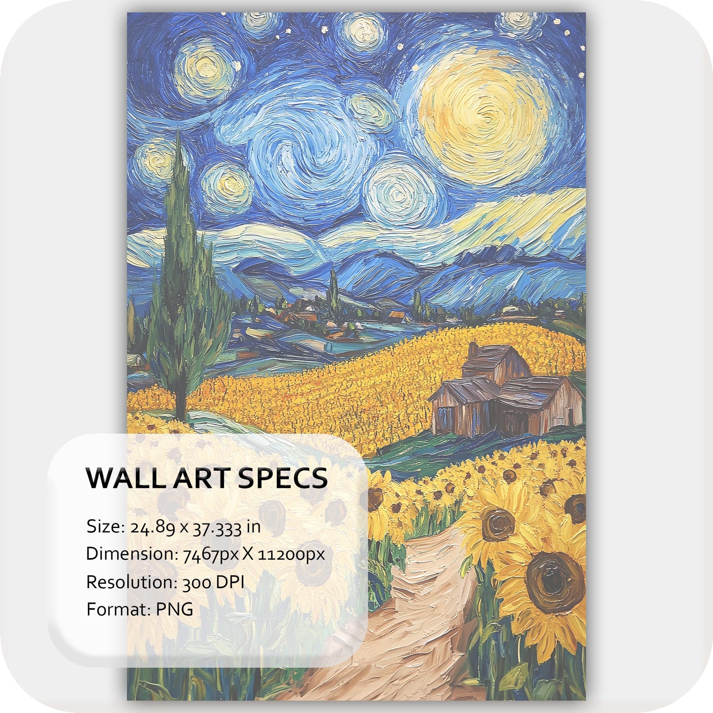 Sunflower Nightscape