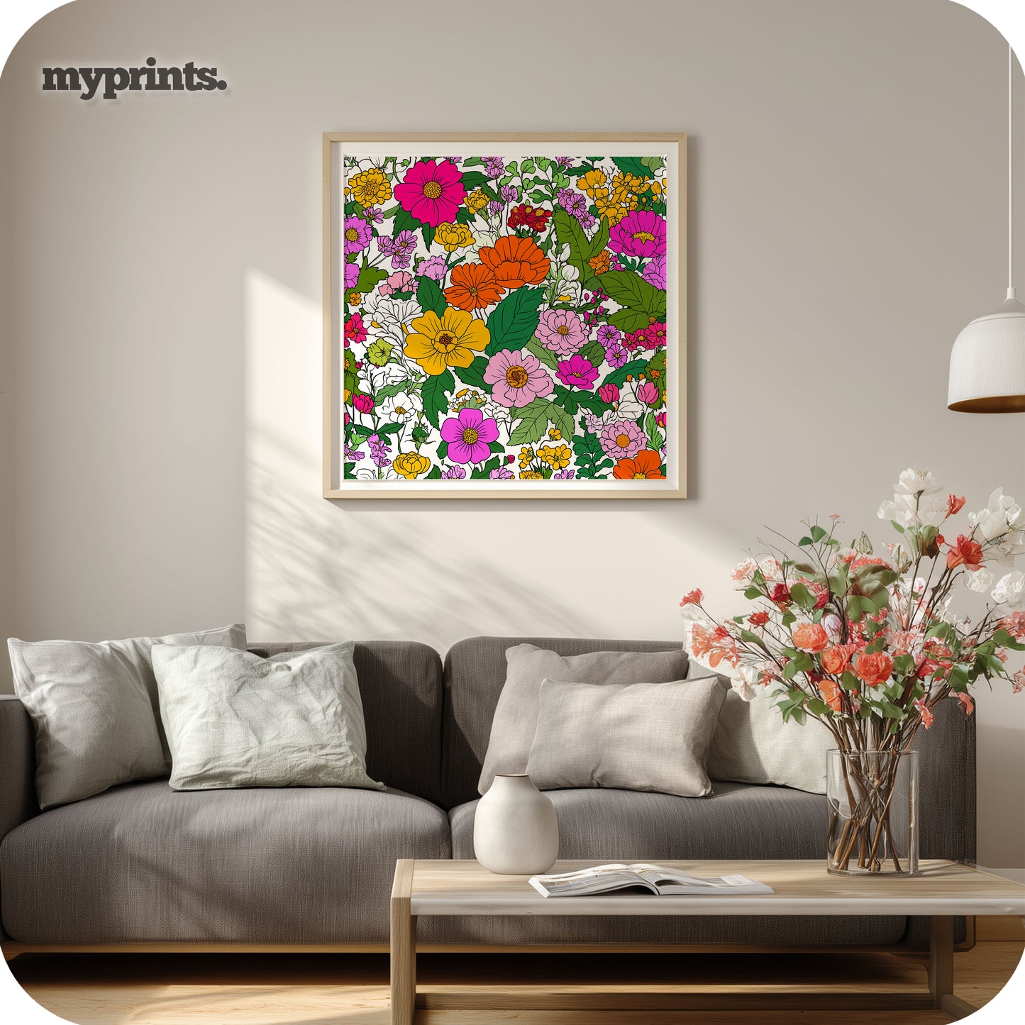 Vivid Garden Bloom