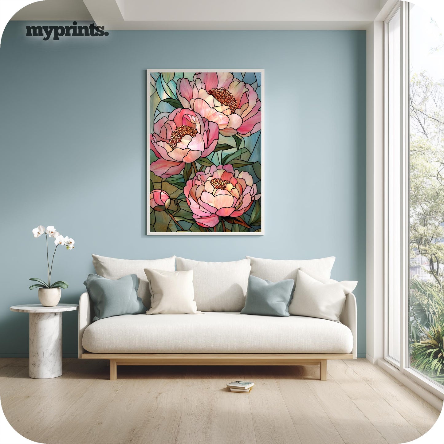 Stained Glass Blossoms