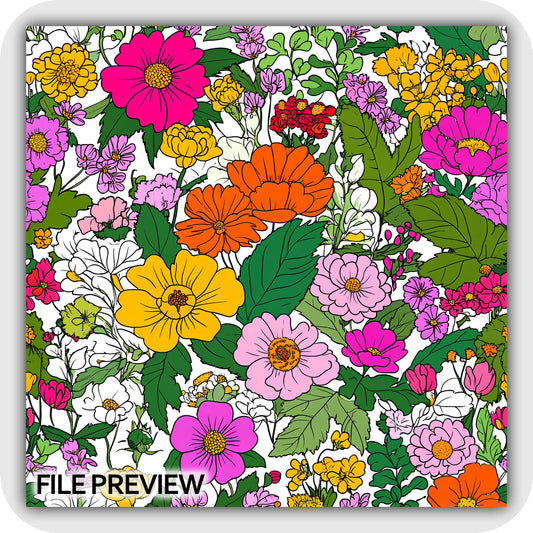 Vivid Garden Bloom