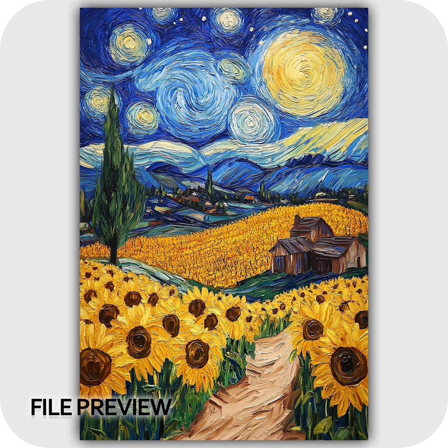 Sunflower Nightscape
