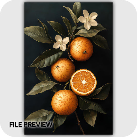 Dark Citrus Bloom