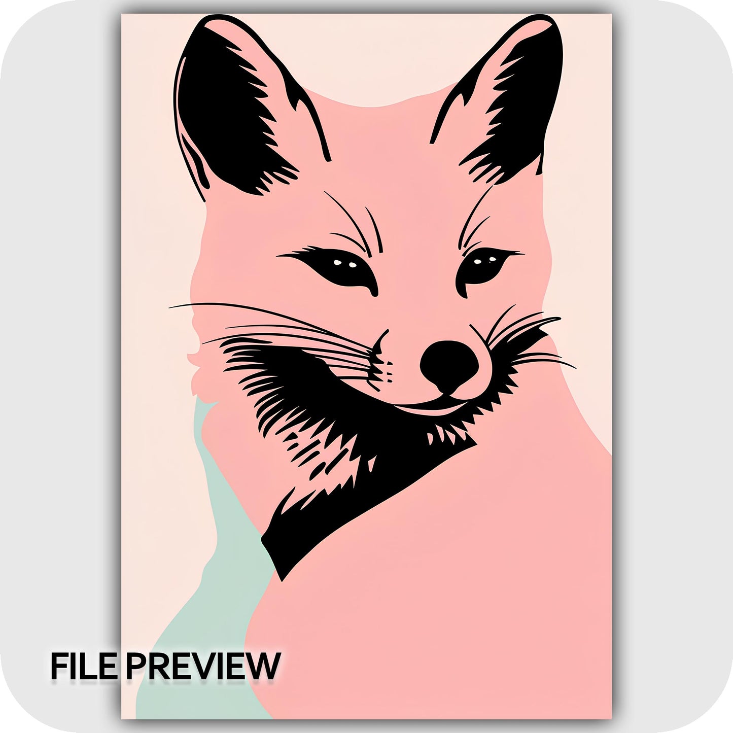 Pink Palette Fox