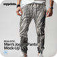 Men's Jogger Pants Mock Up