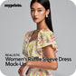 Women's Ruffle Sleeve Dress Mock up