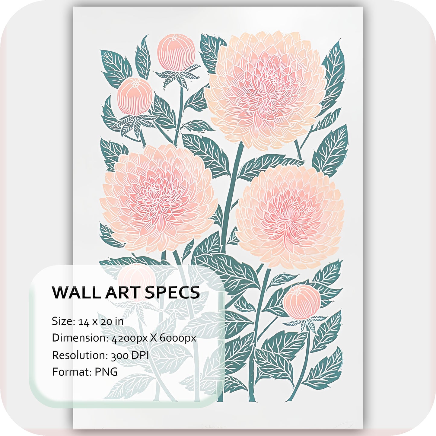 Peach Dahlia
