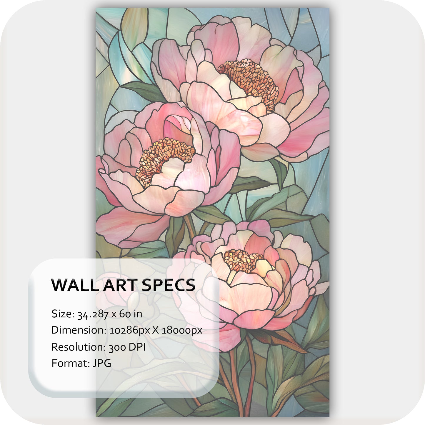 Stained Glass Blossoms