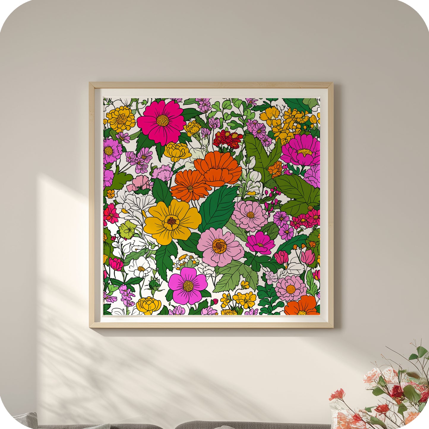 Vivid Garden Bloom