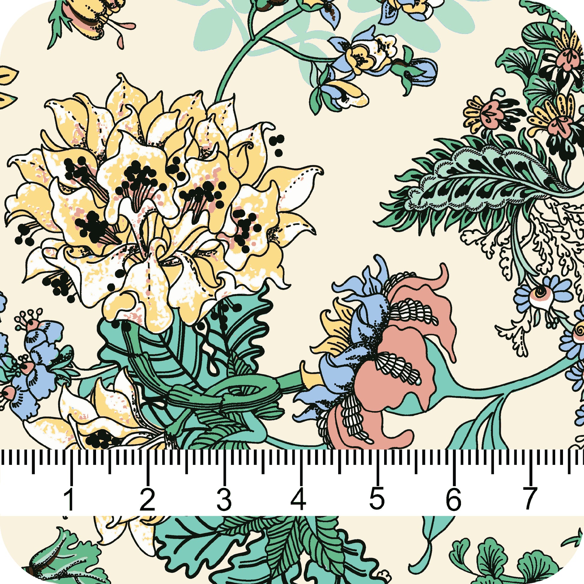 MYP438 C1 CREAM-CORAL - MY Prints Inc.